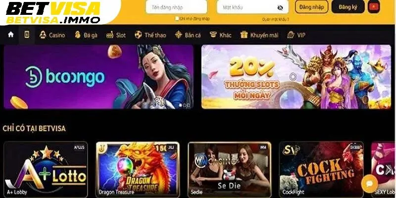 Trải nghiệm cá cược xanh chín tại betvisa